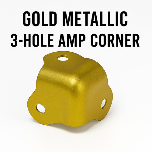 Metallic gold case corners - metallic, –